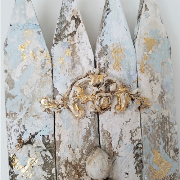 Vintage shabby chic candle holder - Picture 5 of 10